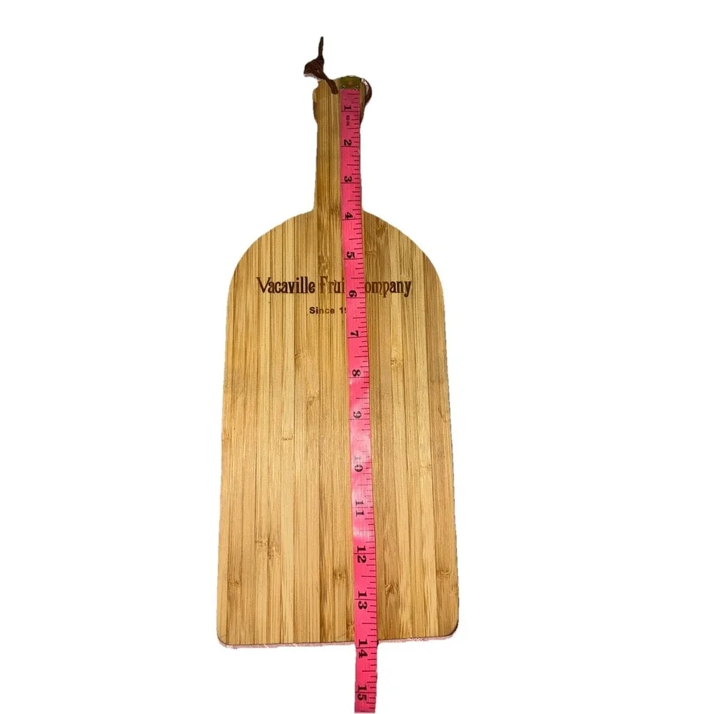 Vacaville Fruit‎ Co Cheese Charcuterie Board Bamboo 14x5.5